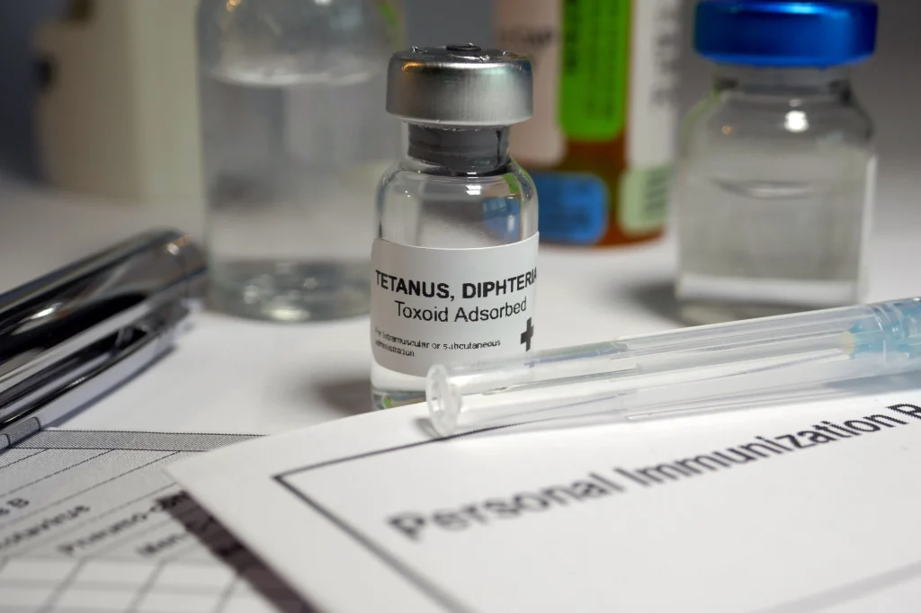 Combined tetanus and diphtheria vaccine