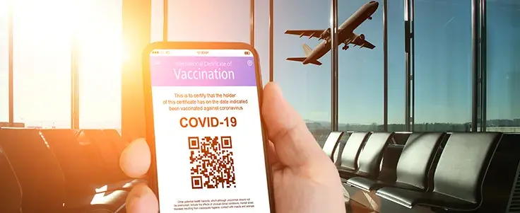 We recommend traveling vaccinated against COVID-19