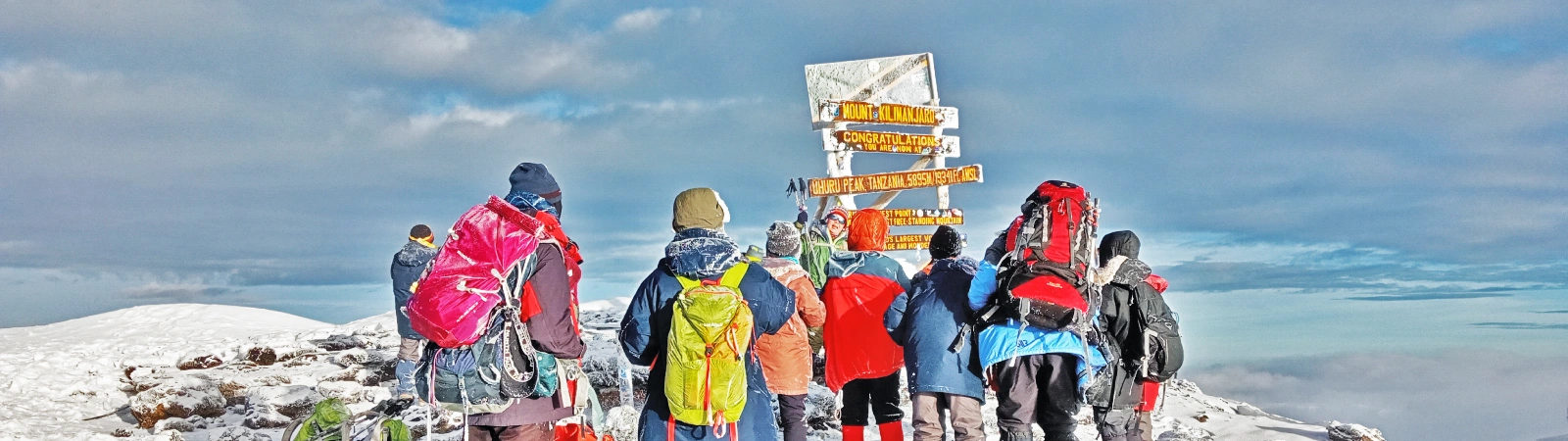 Memorable summit picture moment on the successful 7-day Rongai route climb.